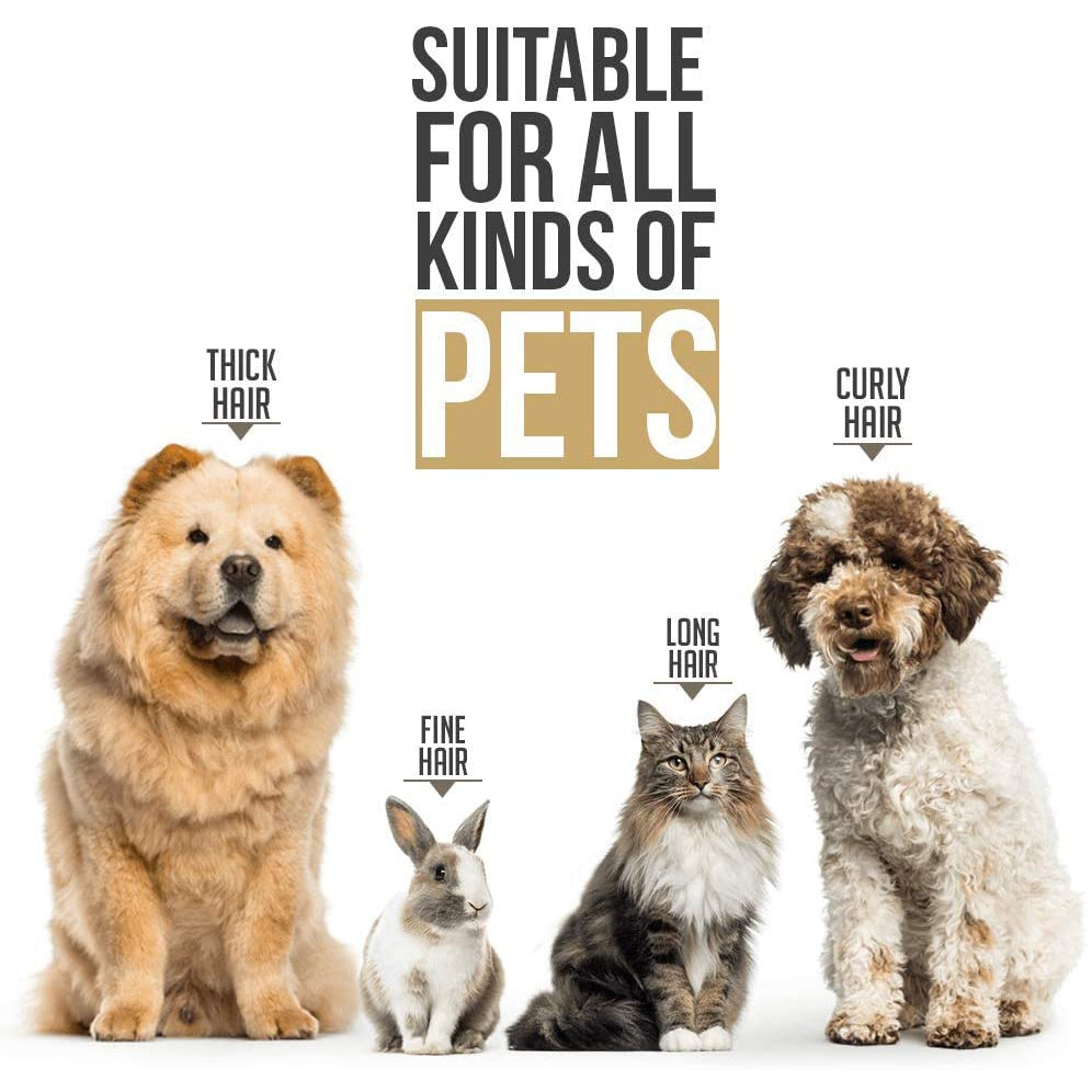 PetKing Premium - Dog Grooming Clippers for Pets - Cat Hair Trimmer Kit - Best Cordless Dog Clippers Low Noise