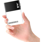 Artlii YG300 Mini Portable Projector, 30000 Hours Time Span, White