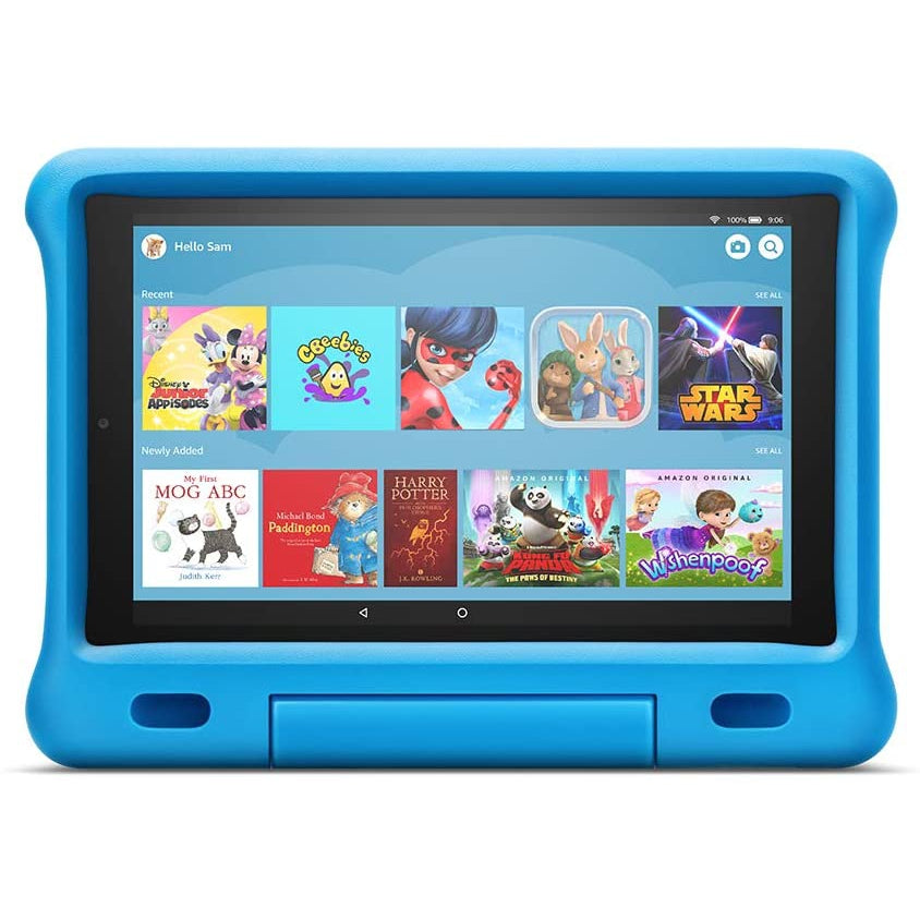Amazon Fire HD 10 Kids Edition Tablet, 32GB, Black and Blue