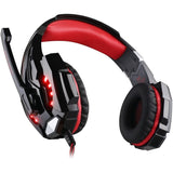 Kotion Each G9000 Gaming Headset with Mic and LED - Black/Red
