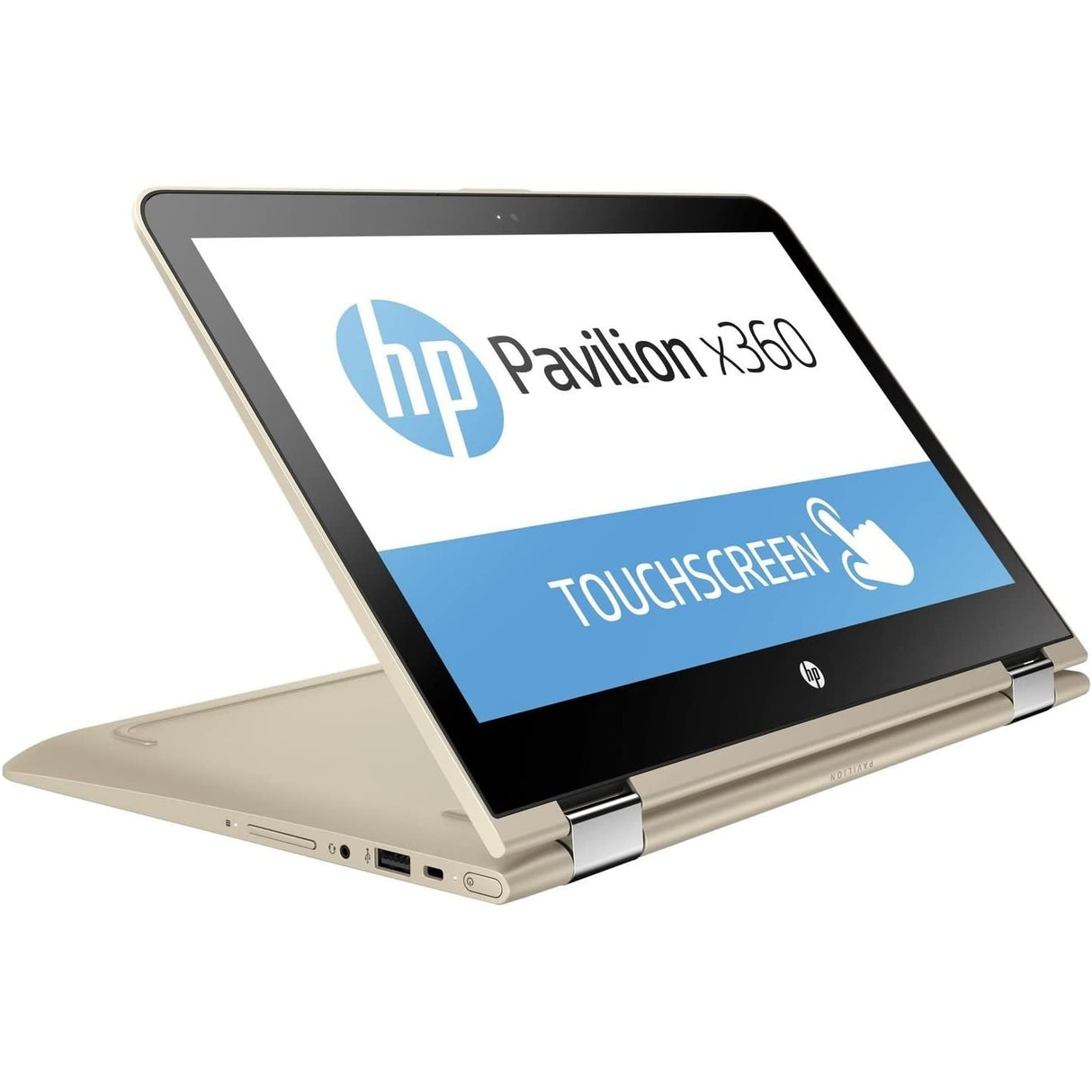 HP Pavilion x360 13-u163sa Gold 13.3in Laptop Intel Core i5-7200U, 8GB RAM, 128GB SSD, Windows 10 - Z3C93EA#ABU