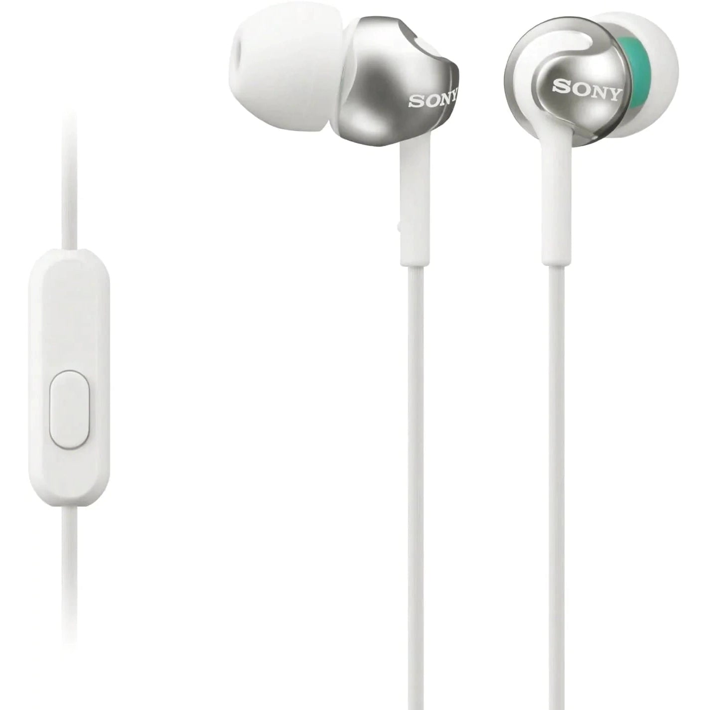 Sony MDR-EX110AP Deep Bass Earphones - White - Refurbished Excellent