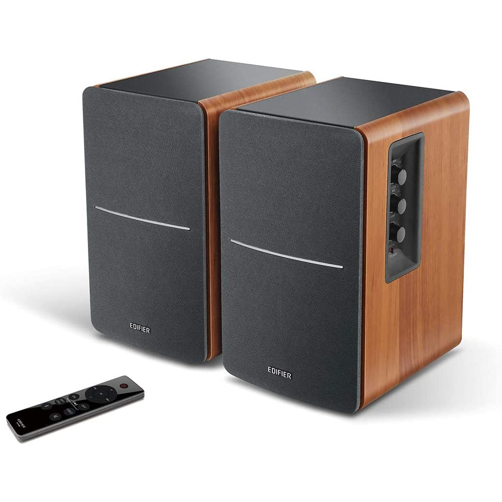 Edifier R1280DBs Active Bluetooth Speakers, Wood Grain