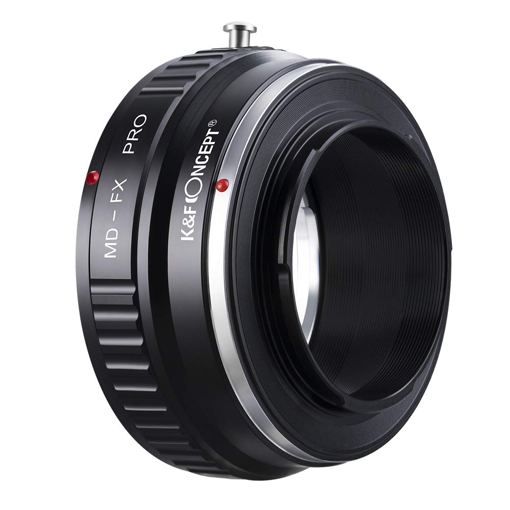 K&F Concept Lens Mount Adapter with Light-reducing Paint for MD Minolta MD MC Rokkor Lens to Fujifilm FX Mount Camera Body