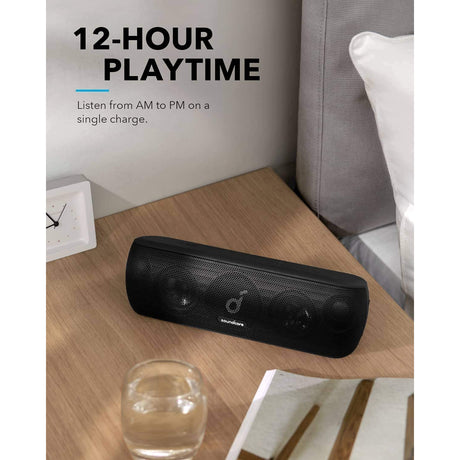 Soundcore Motion+ Bluetooth Speaker with Hi-Res 30W Audio, BassUp, Extended Bass and Treble