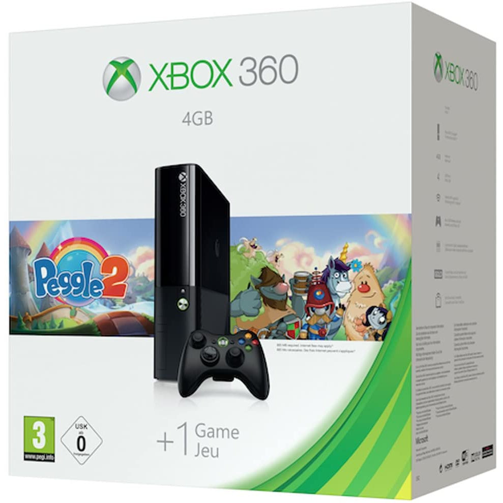 Xbox 360 4GB Console with Peggle 2
