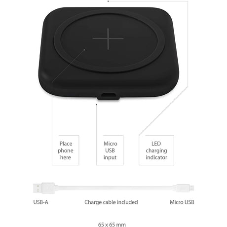 Juice Wireless Charging Tile, 10W - Black