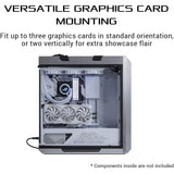 Asus Rog Strix Helios GX601 White Edition RGB Mid-Tower Computer Case for ATX/EATX Motherboards with tempered glass