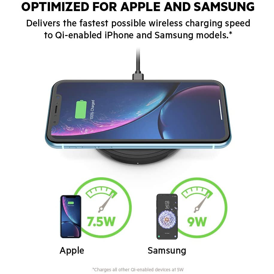 Belkin Boost Up Wireless Charging Pad 10 W - Black
