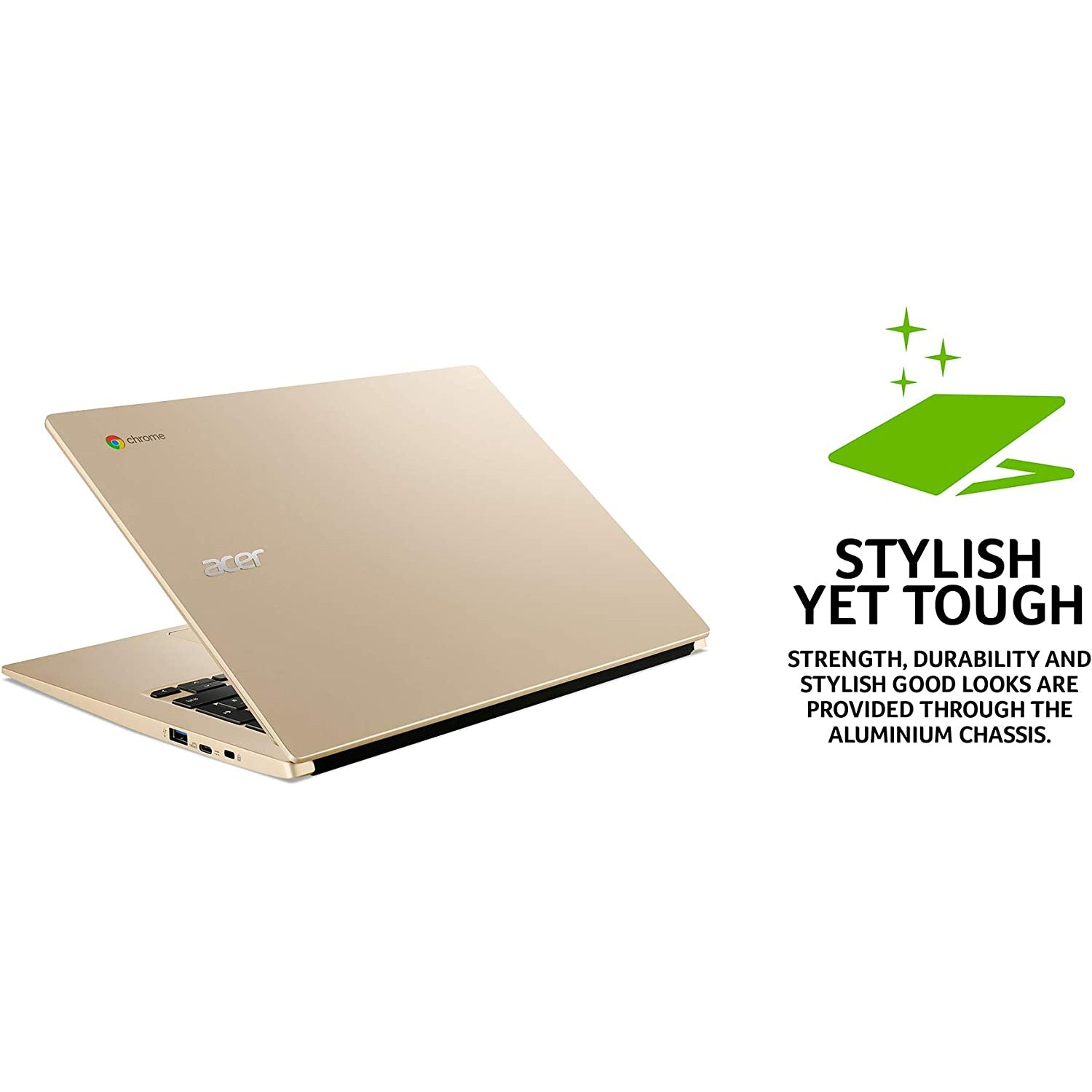 Acer Chromebook CB514-1HT-P95B 14" Laptop, Intel Pentium, 4GB, 128GB, Gold