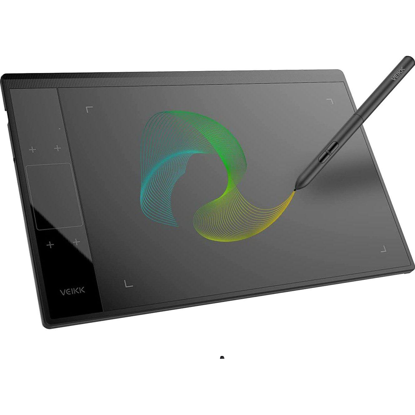 Veikk A30 10x6 Inch Drawing Tablet Graphics Tablet, Black