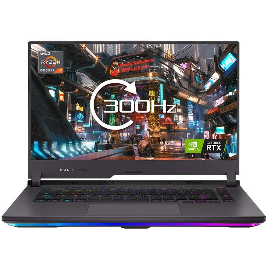 Asus Strix G513QR 15.6 inch Full HD 300Hz Gaming Laptop (AMD Ryzen 7-5800H, Nvidia GeForce RTX 3070 8GB Graphics, 16GB RAM (8GB x2), 1TB SSD)