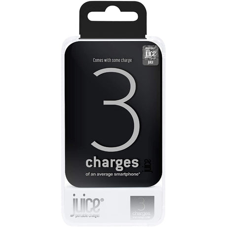 Juice 3 10000mAh Power Bank JUI-PBANK3 - Black