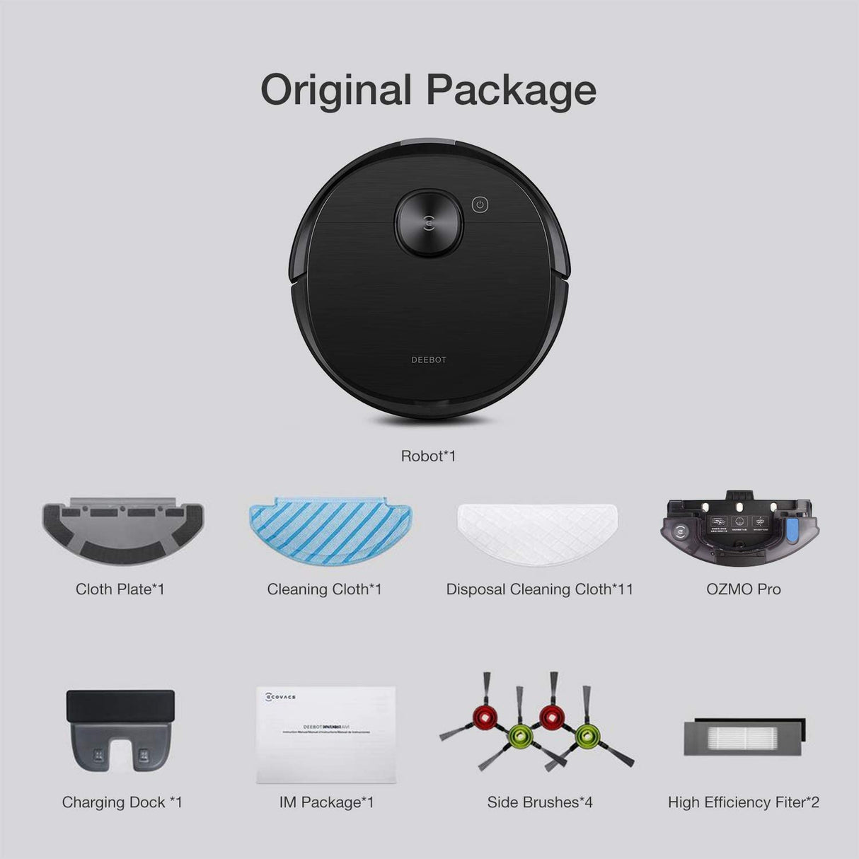 Ecovacs DEEBOT OZMO T8 AIVI Robot Vacuum Cleaner