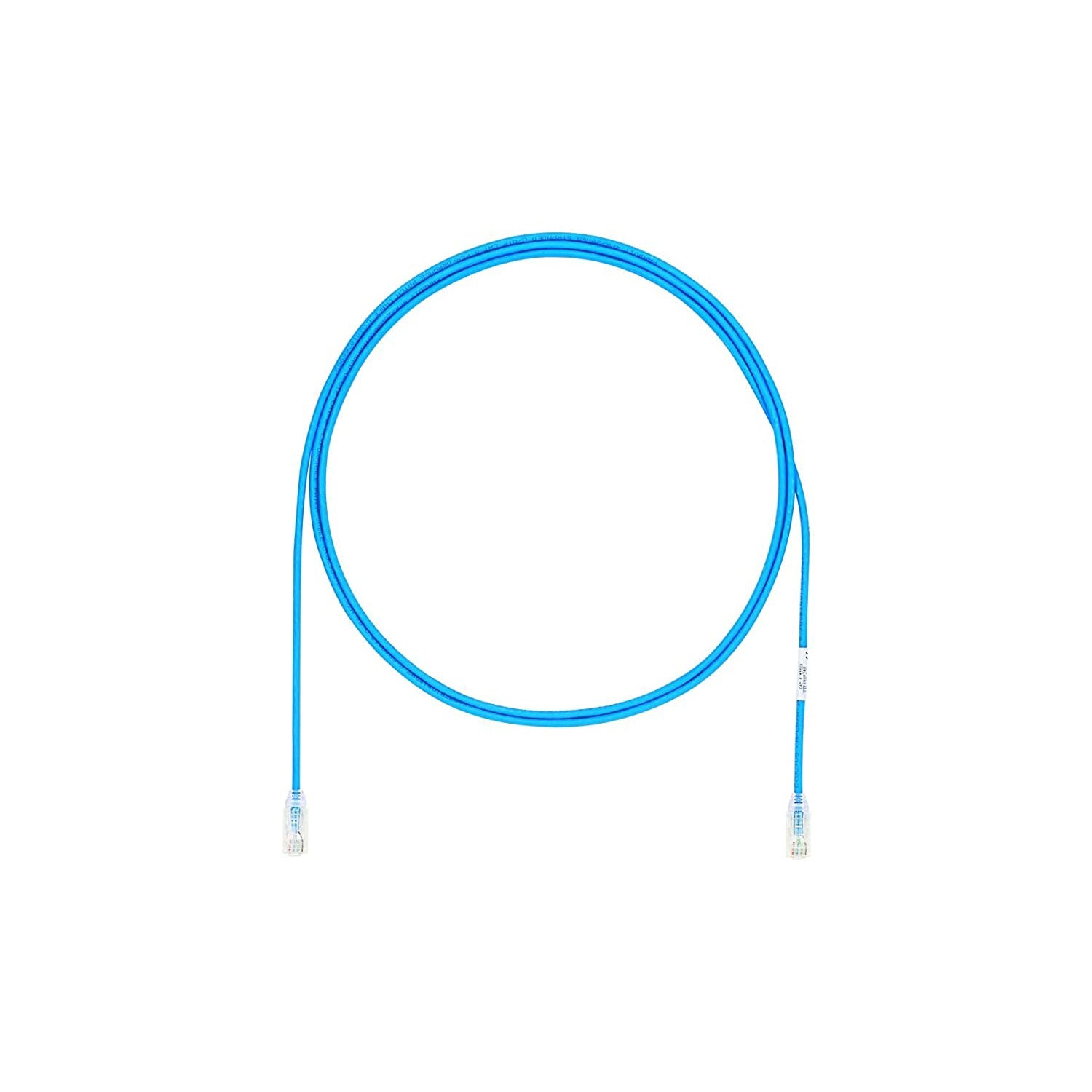 Panduit UTP28SP3MBU 28 AWG 4-Pair Stranded UTP Patch Cord, 3m, Blue