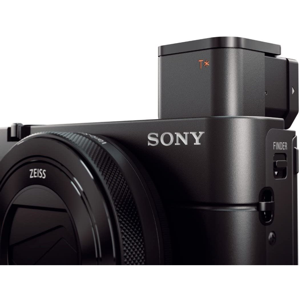 Sony RX100 IV Advanced Premium Compact Camera, 1.0-Type Sensor, 24-70 mm F1.8-2.8 Zeiss Lens, 4K Movie Recording and Flip Screen