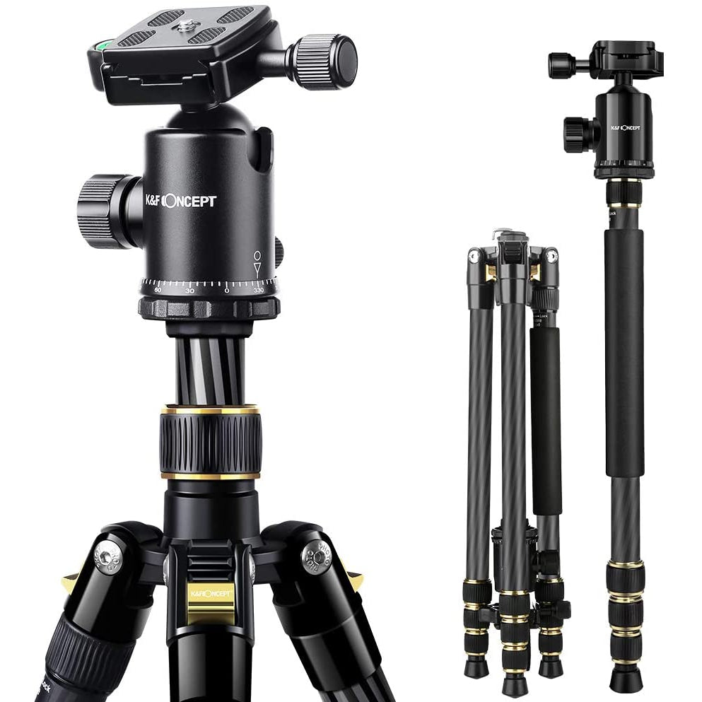 K&F Concept 67" Carbon Fibre Camera Tripod