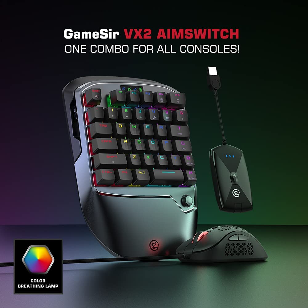 GameSir VX2 AimSwitch Wireless Keyboard and Mouse GM400