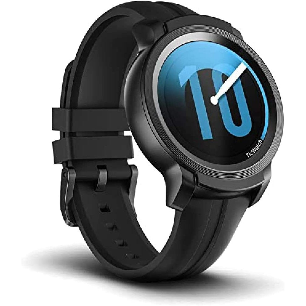 Mobvoi Ticwatch E2, 5 ATM Waterproof, Swim-ready, Built-in GPS, Heart-rate Monitor, Wear OS by Google Fitness Smart Watch