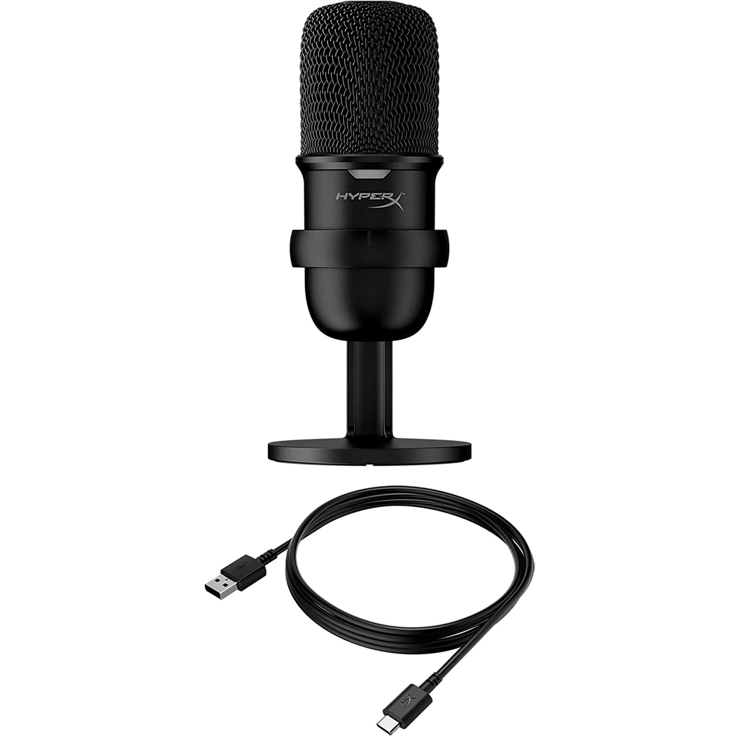 HyperX Solocast Wired Cardioid USB Condenser Gaming Microphone - Black
