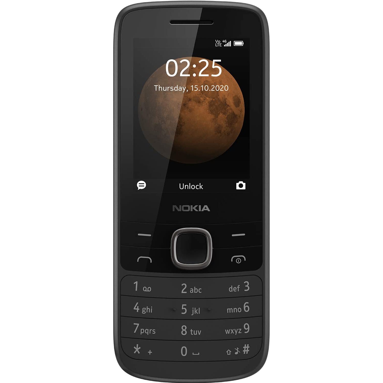 Nokia 225 4G 2.4-Inch UK SIM-Free Feature Phone - Grey - Refurbished Pristine