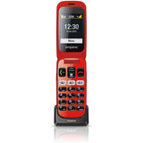 Emporia One Flip Phone 2G 2.4" - Black/Red - Refurbished Excellent
