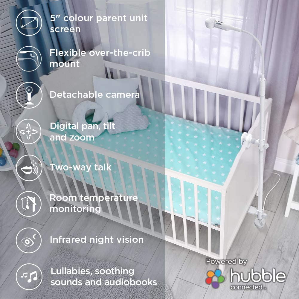 Motorola Lifestyle, Baby Monitor with Crib Holder, White