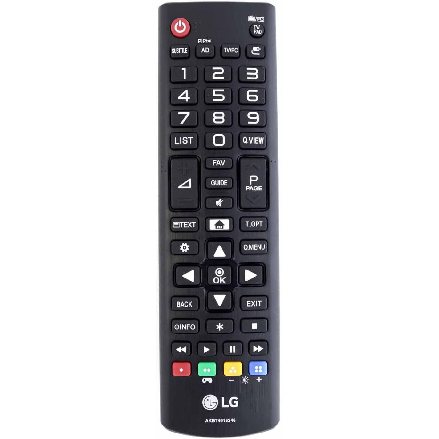 LG AKB74915346 Television Remote Control for 4K 8K OLED UHD HDR TVs