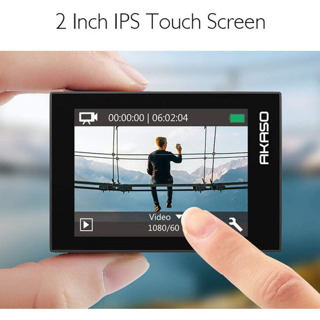 AKASO EK7000 Pro 4K Action Camera with Touch Screen EIS Adjustable View Angle 40m Waterproof