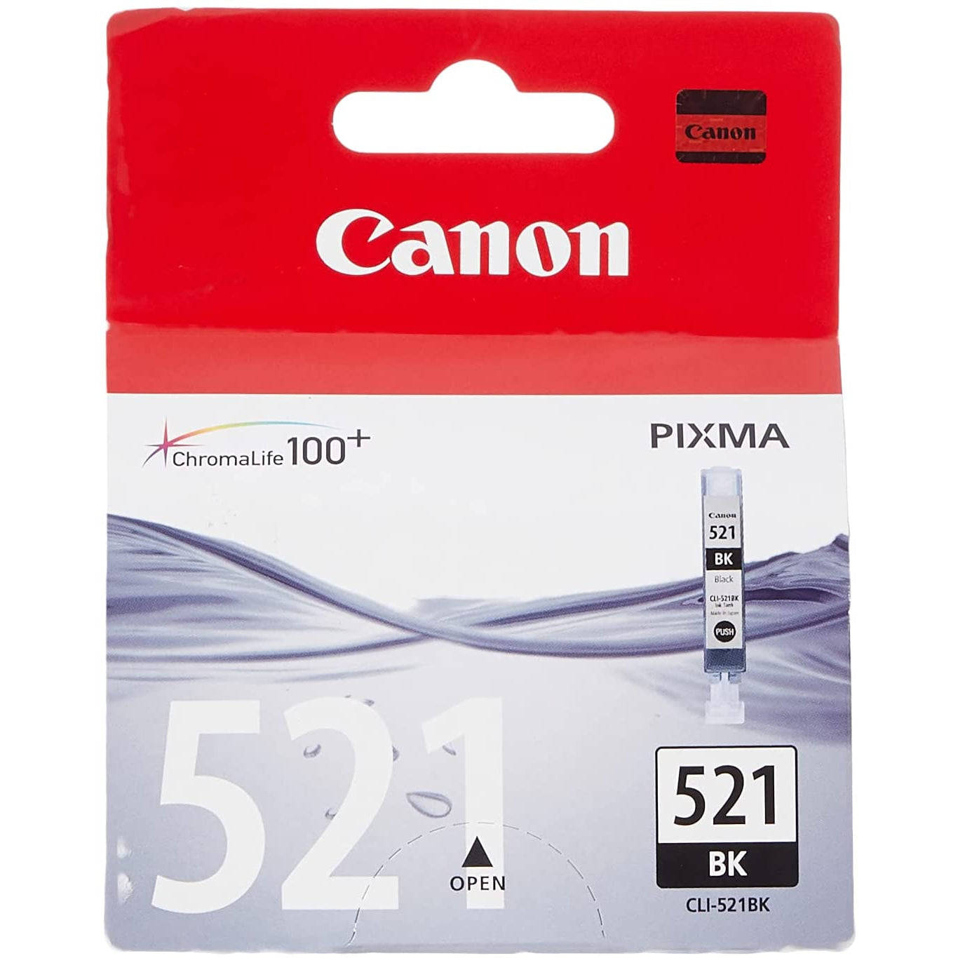 Canon Pixma CLI-521BK Ink Cartridge - Black