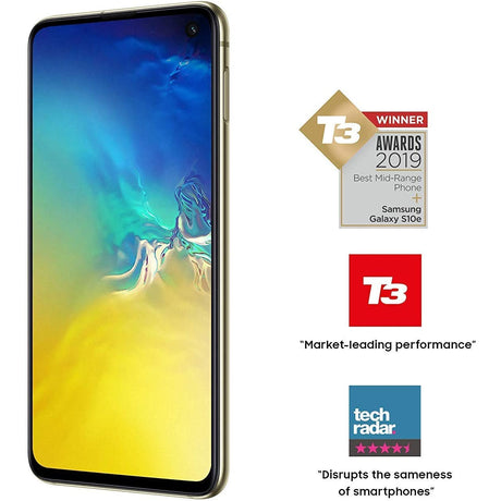 Samsung Galaxy S10e 128GB Canary Yellow Unlocked - Good Condition