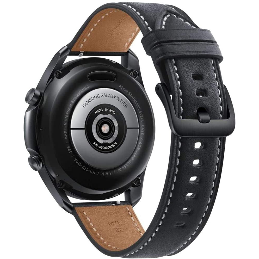 Samsung Galaxy Watch 3 LTE 4G SM-R845 45mm Bluetooth Smart Watch - Mystic Black - Refurbished Excellent