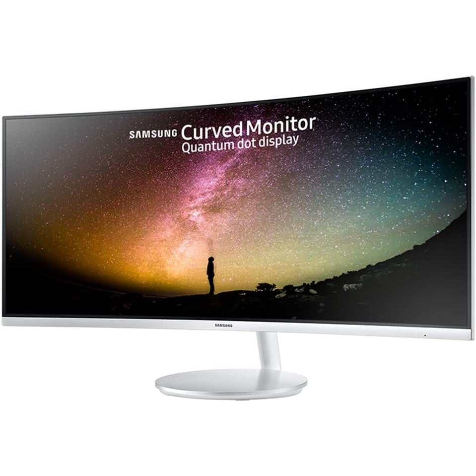 Samsung LC34F791WQUXEN 34" Curved Ultra Wide Monitor - White