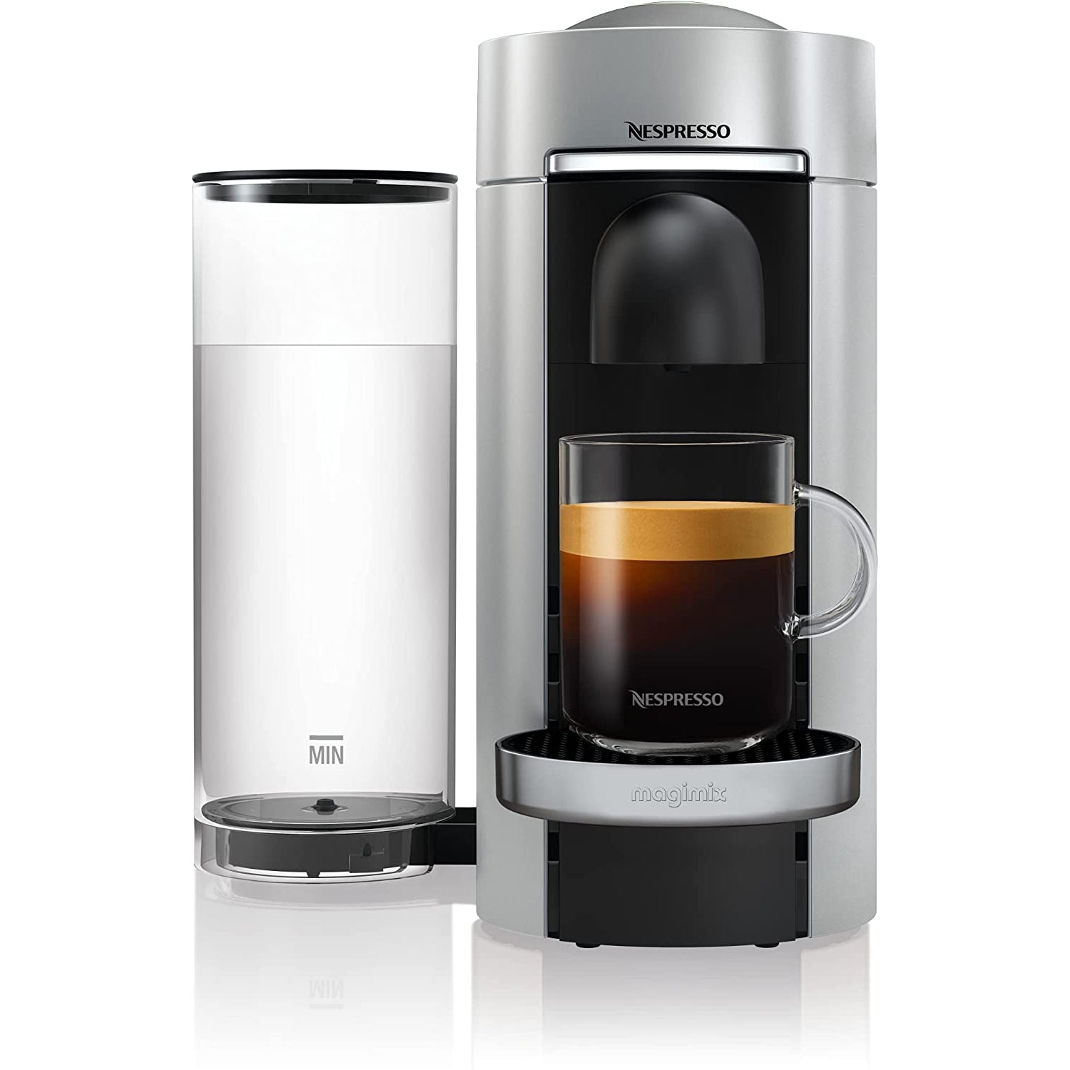 Nespresso Vertuo Plus 11386 Coffee Machine by Magimix, Silver