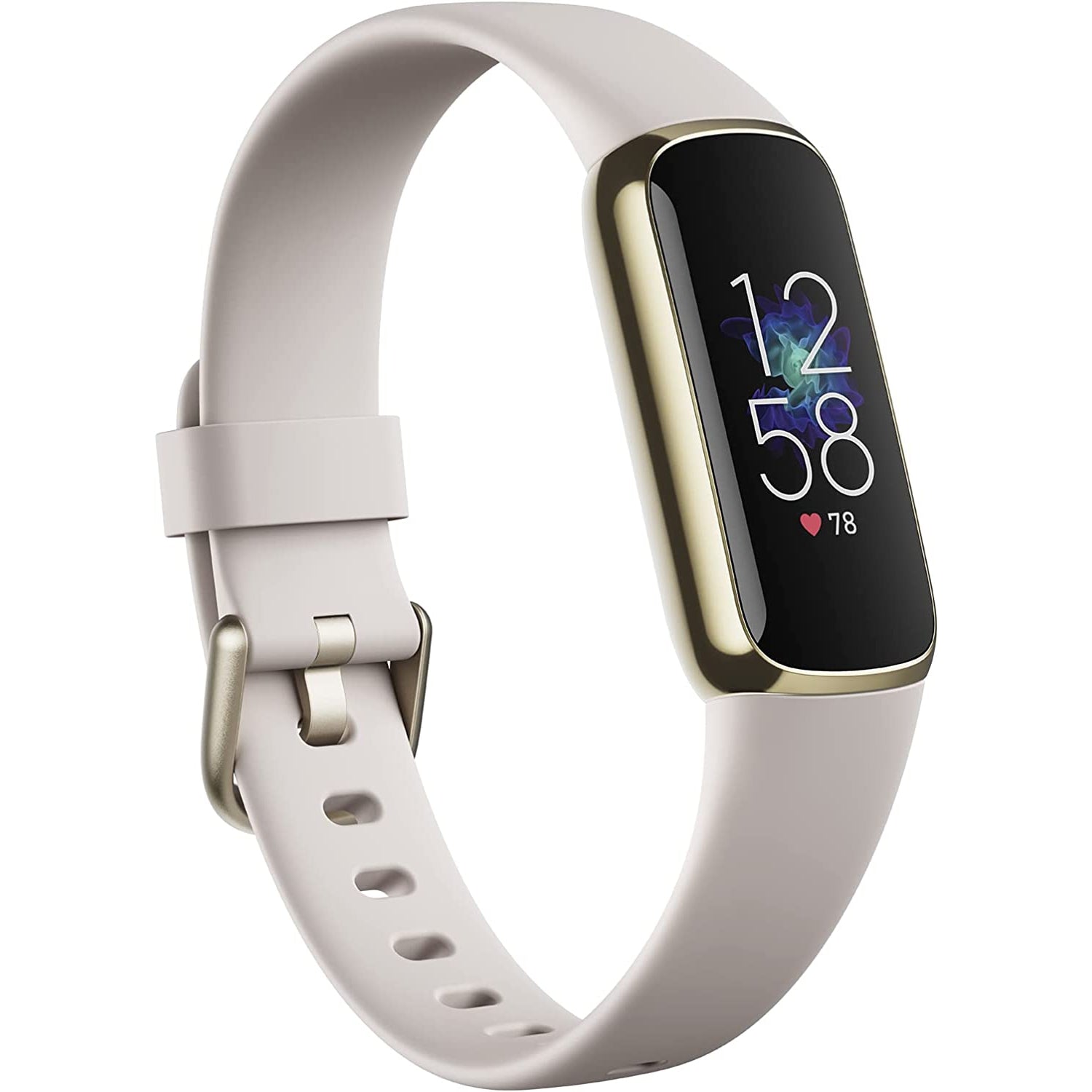 Fitbit Luxe Activity Tracker - Soft Gold / Porcelain White - Refurbished Good