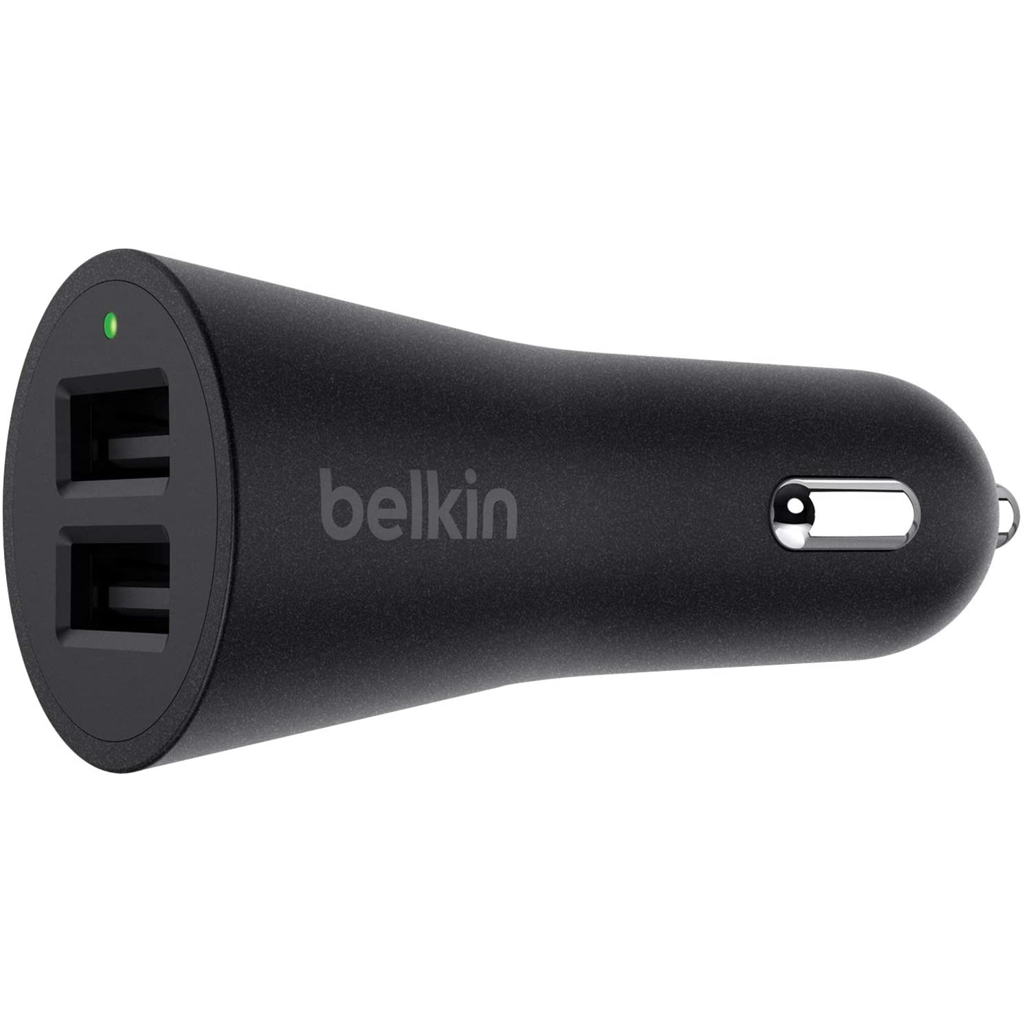 Belkin Boost-Up 2-Port Universal Car Charger, Black