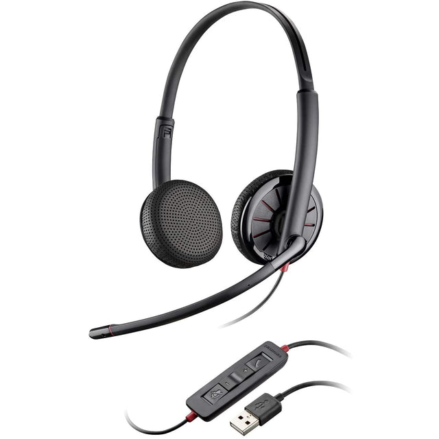 Plantronics C325.1-M BlackWire Binaural/Stereo Headset