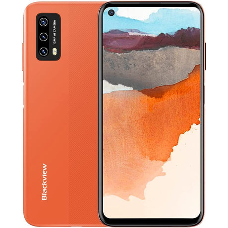 Blackview A90 4G Mobile Phone 4GB Ram 64GB Octa-Core Dual SIM Phone Unlocked, Orange