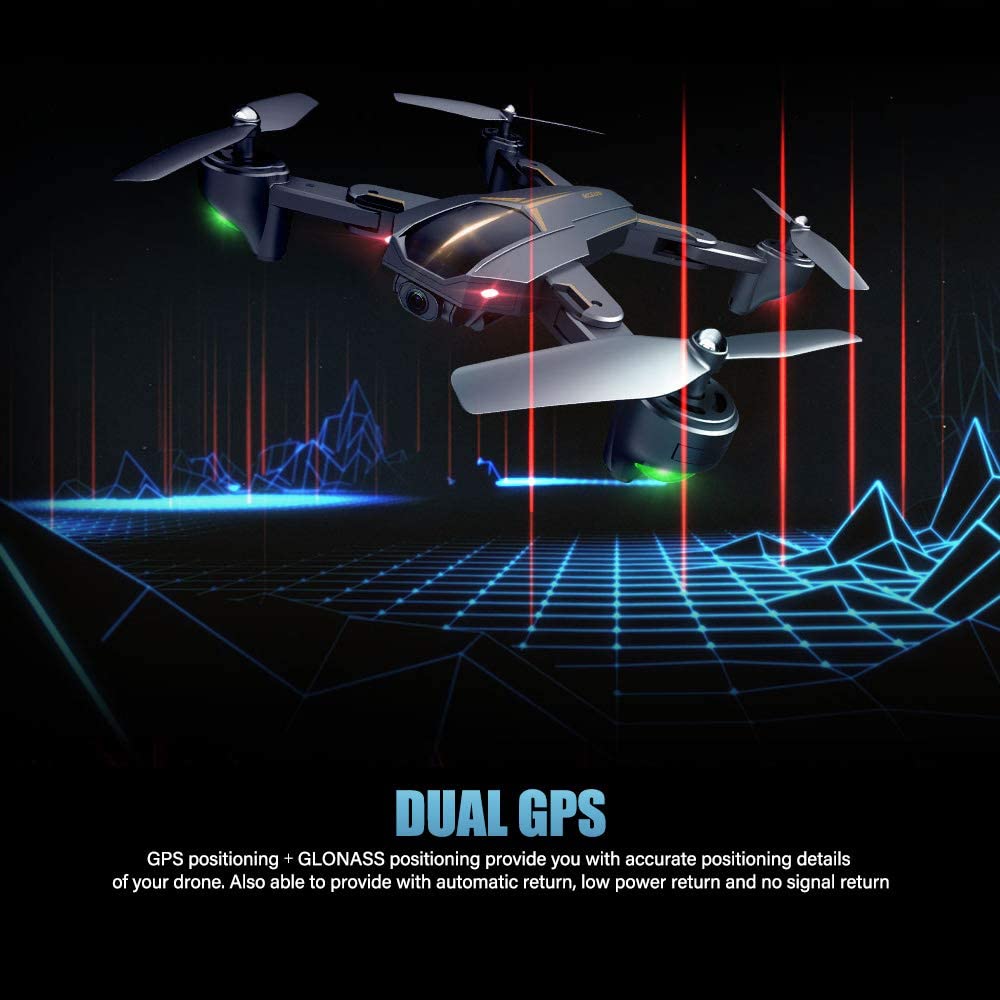 Visuo xs812 gps 5g wifi fpv 1080p hd camera hotsell