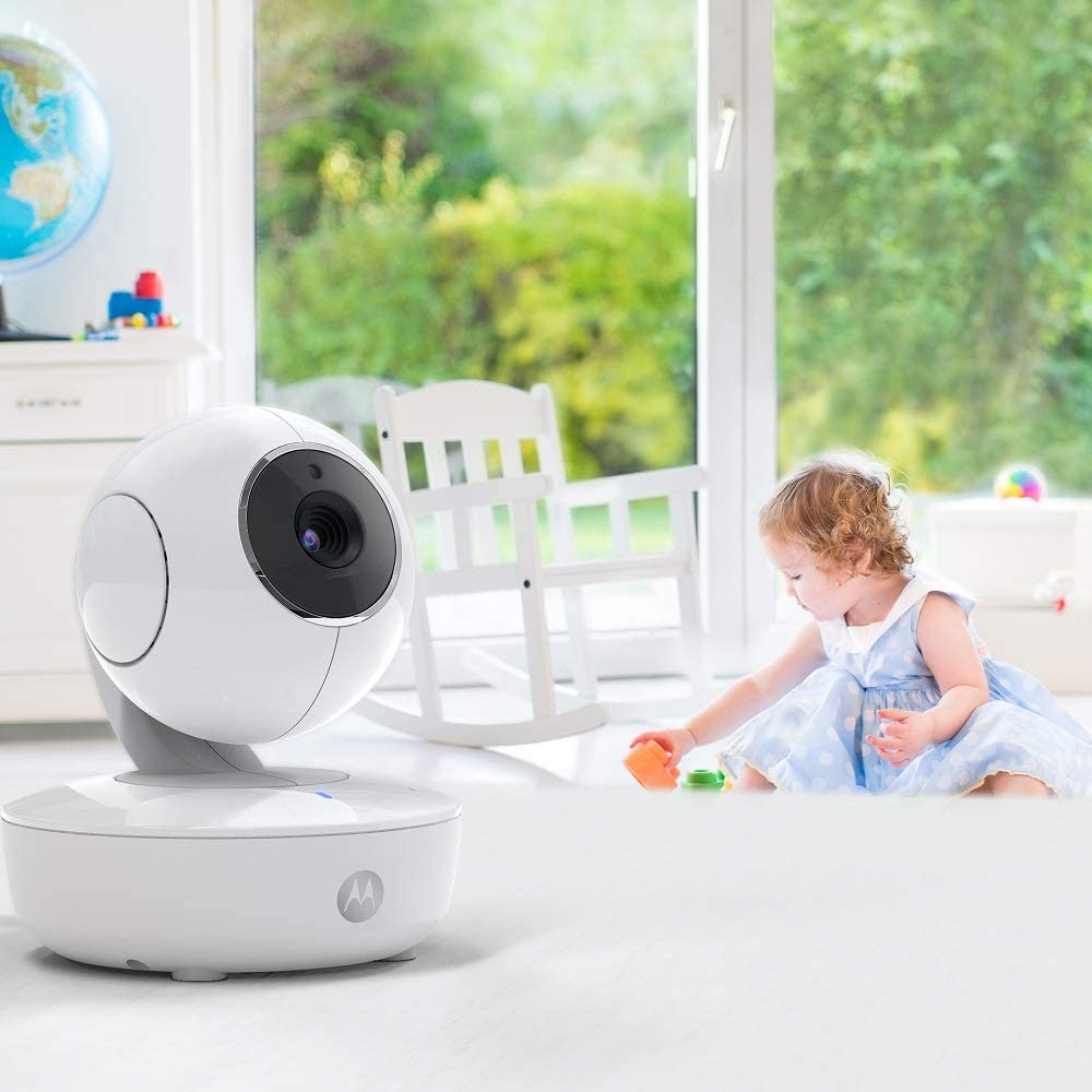 Motorola MBP50 Digital Video Baby Monitor, White