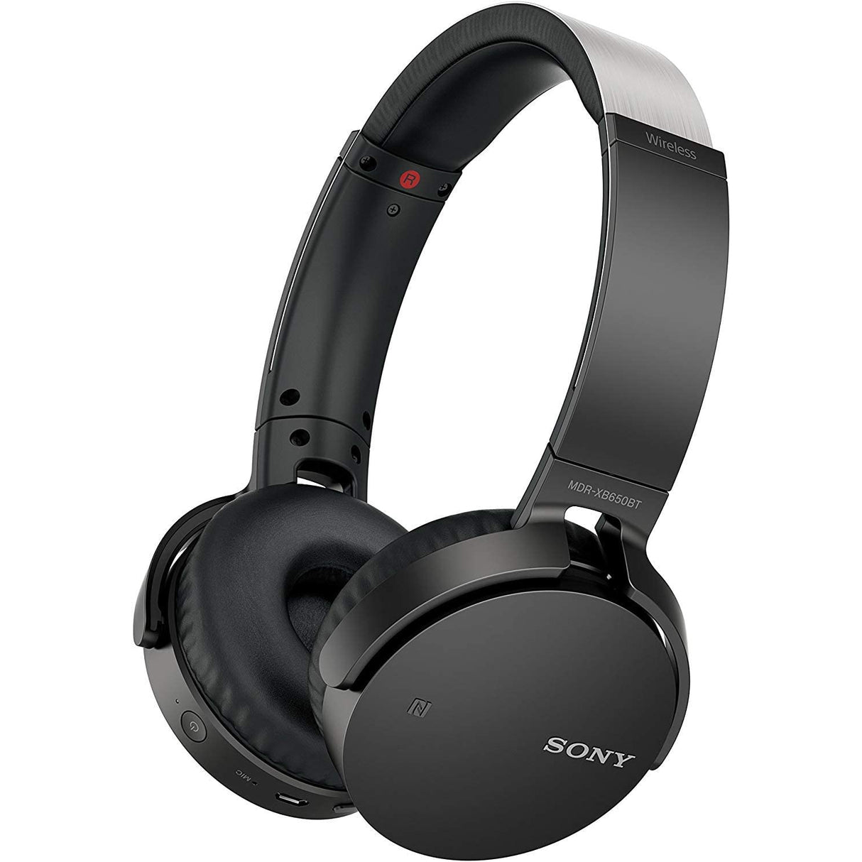 Sony MDRXB650BT Extra Bass Wireless on Ear Headphones, Black