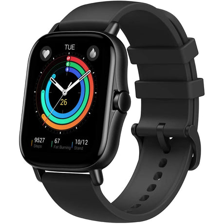 Amazfit GTS 2e Smart Watch Fitness Tracker with Heart Rate Monitor, Sleep, Stress and SpO2 Monitor, 14 Days Battery Life, 5 ATM Waterproof, Black