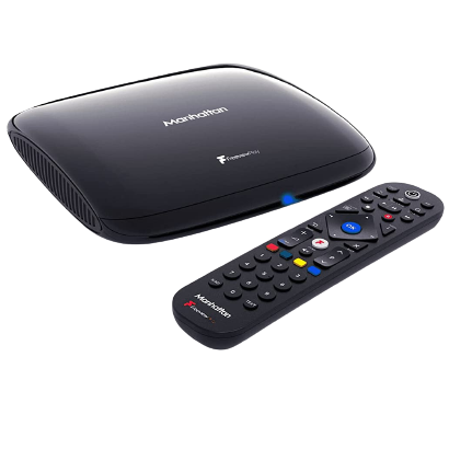 Manhattan T3 Freeview Play Smart Box, Black