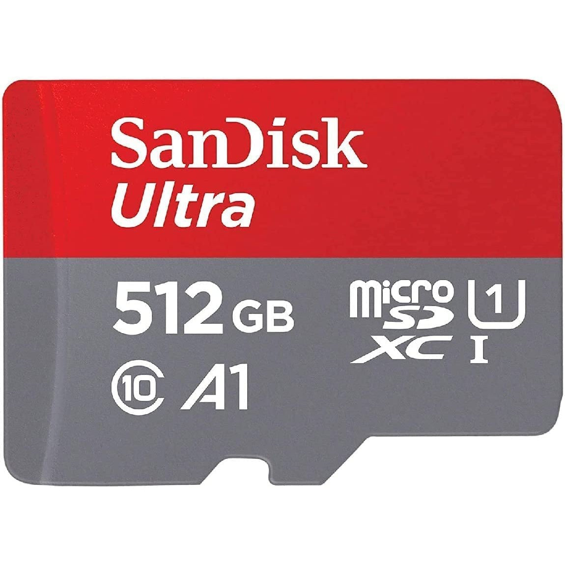 SanDisk Ultra 512GB microSDXC Memory Card + SD Adapter, Up to 120 MB/s, Class 10, U1