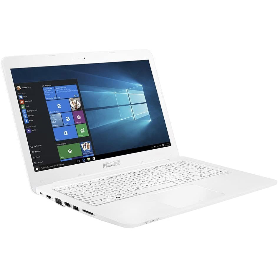 Asus VivoBook L402 14" Laptop, White, Intel Celeron, 4GB RAM, 32GB SSD, Windows 10
