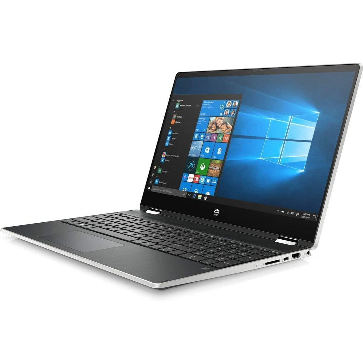HP Pavilion 15-DQ1004NA 15.6" Laptop, Intel Core i3, 8GB, 1TB, 8UN70EA#ABU, Silver