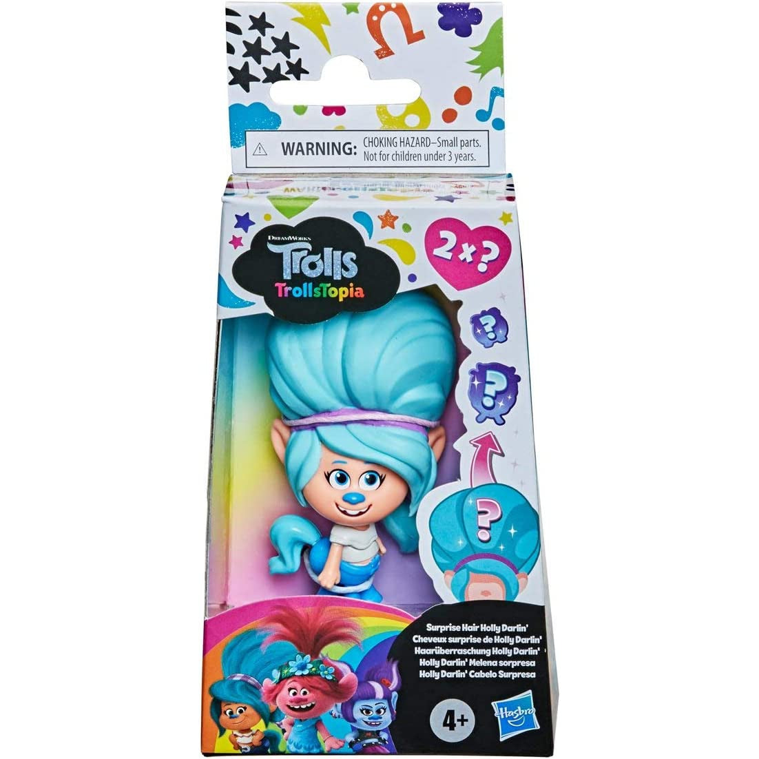 Dreamworks Trollstopia Surprise Small Doll Holly Darlin