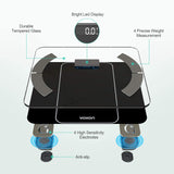 Voxon Digital Body Weighing Bathroom Scale - Black