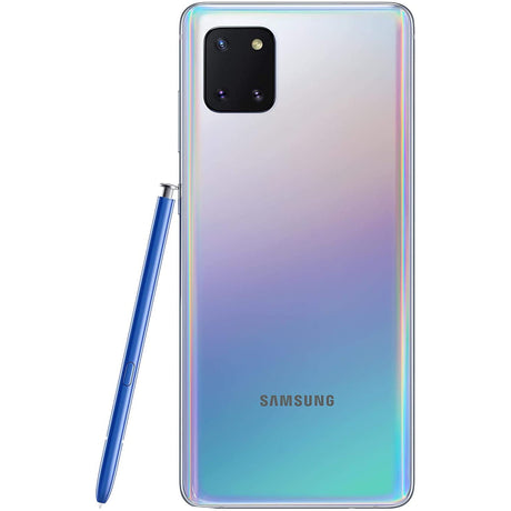 Samsung Galaxy Note 10 Lite Smartphone with S Pen, 6.7", SIM Free, 128GB, Silver