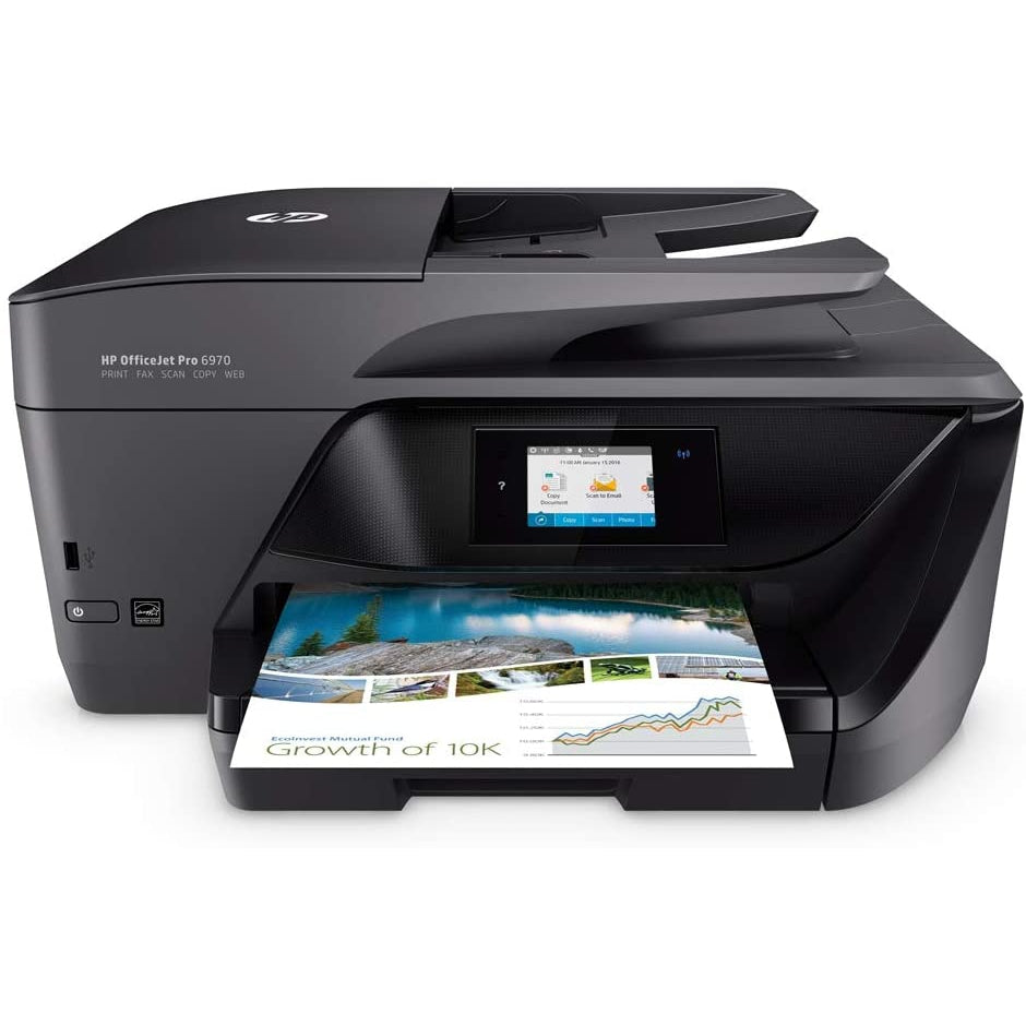 HP OfficeJet Pro 6970 All-in-One Inkjet Printer - Black